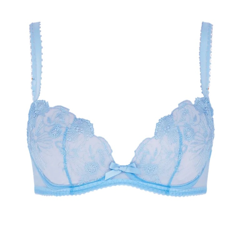 Agent Provocateur Light Blue Lace Underwire Bra